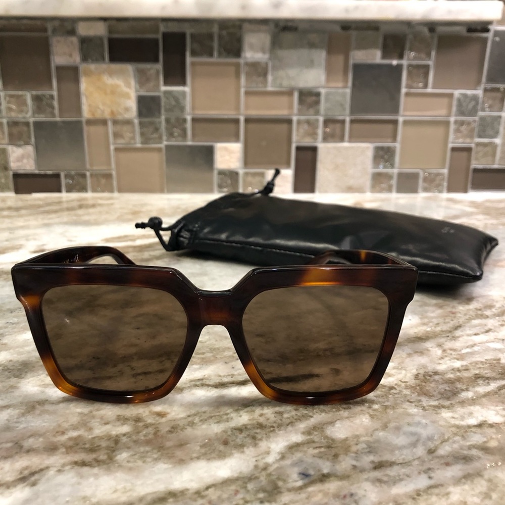 CELINE CL40055I Polarized Rectangle Sunglasses